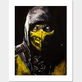 Watercolor MKX Scorpion Posters and Art